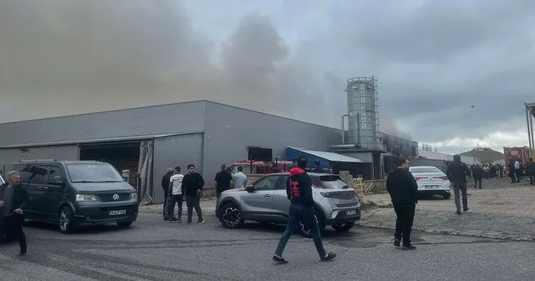 Kayseri’de mobilya fabrikasında yangın
