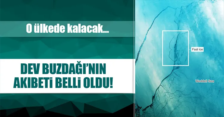 Dev buzdağı Antarktika’da kalacak