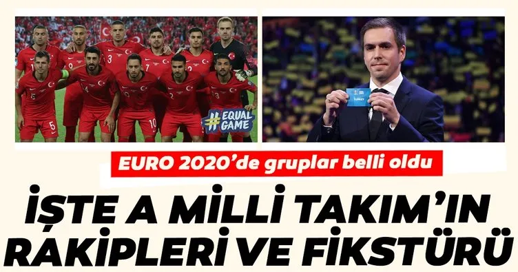 EURO 2020’de Türkiye’nin rakipleri belli oldu! İşte Türkiye’nin EURO 2020 Avrupa Futbol Şampiyonası grubu ve fikstürü