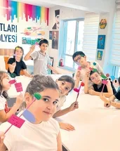 Gençler yazı dolu dolu yaşadı