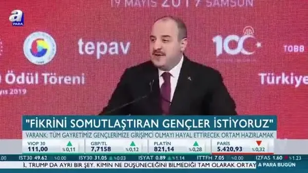 Bakan Varank'tan genç girişimcilere müjde!