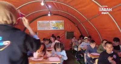 Mehmetçik Okulları afet bölgesinde eğitim veriyor | Video