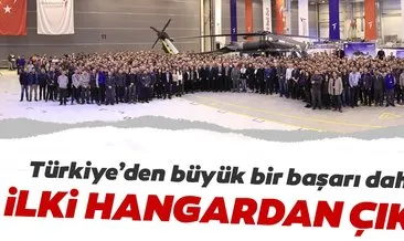 Türkiye’den büyük bir başarı daha... T-70 helikopterinin ilki hangardan çıktı