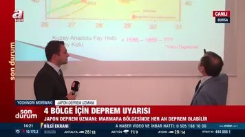 Japon deprem uzmanı 4 bölge için uyardı: "Marmara bölgesinde her an deprem olabilir"
