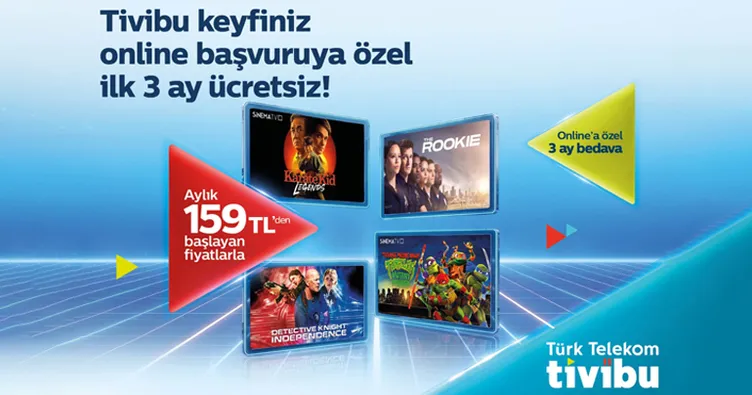 Tivibu’dan yeni müşterilere özel ilk 3 ay ücretsiz eğlence paketi