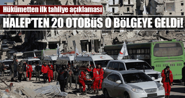 Hükümetten ilk tahliye açıklaması