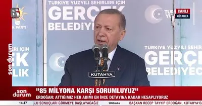 Başkan Erdoğan’dan Kütahya mitinginde önemli açıklamalar | Video
