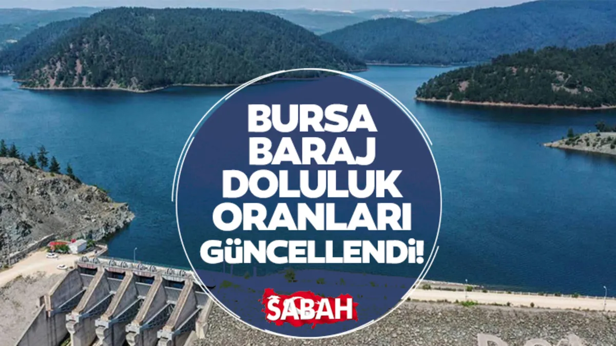 Bursa'da baraj doluluk oranı yüzde kaç oldu? Güncel BUSKİ verileri