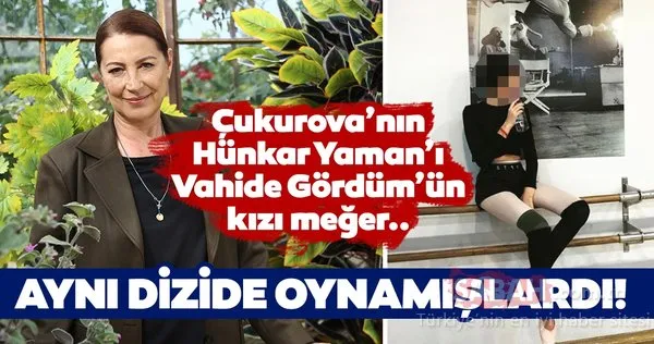Bir Zamanlar Çukurova'nın Hünkar Yaman'ı usta oyuncu Vahide Gördüm'ün kızı da oyuncu! İşte Vahide Gördüm'ün kızı Alize Gördüm...