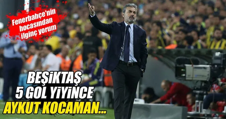Beşiktaş 5 gol yiyince Aykut Kocaman...