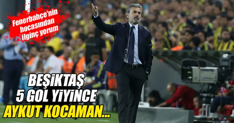 Beşiktaş 5 gol yiyince Aykut Kocaman...