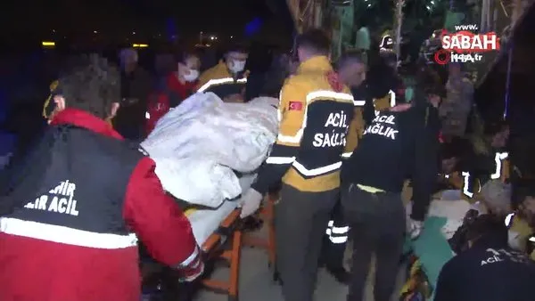 Adana'daki 38 yaralı depremzede ve 31 refakatçi TSK'ya ait uçakla İstanbul'a getirildi | Video