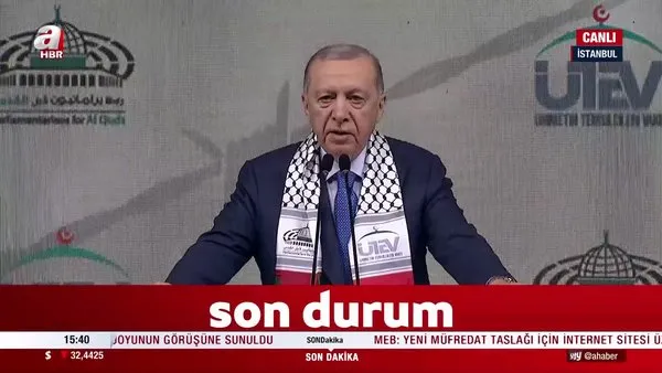İstanbul'da Kudüs Konferansı: Başkan Erdoğan'dan önemli açıklamalar | Video