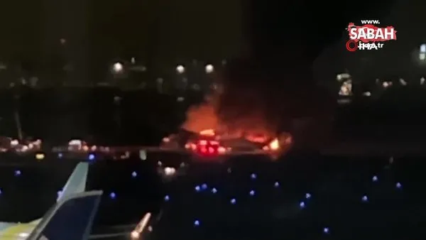 Japonya'daki uçak kazasında Sahil Güvenlik uçağının piste giriş izni olmadığı ortaya çıktı | Video