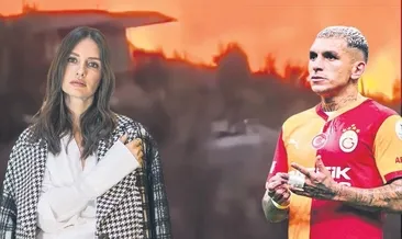 Alevler yıldızların evlerini sardı