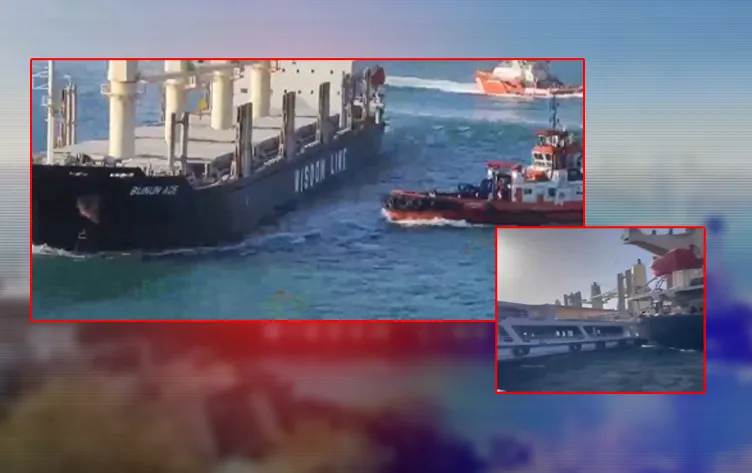 SON DAKİKA HABERLERİ | İstanbul’da iki gemi çarpıştı! Boğaz’da facianın eşiğinden dönüldü: Panik anları kamerada