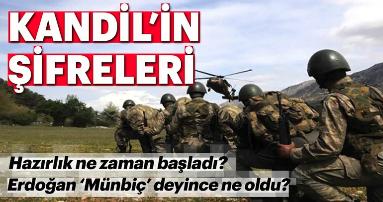 Kandil Operasyonu’nun şifreleri