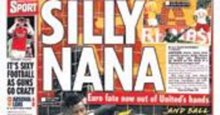 İngiliz basınında Onana tepkisi