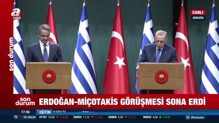 Başkan Erdoğan Miçotakis'in yüzüne söyledi: Hamas terör örgütü değildir
