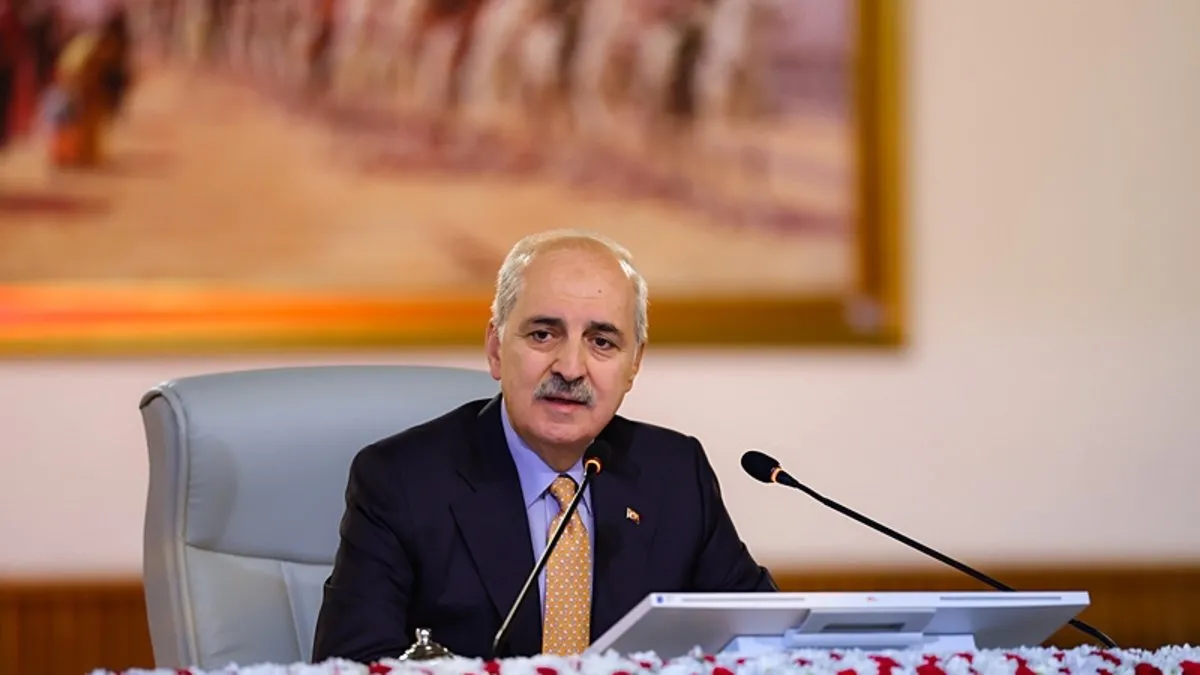 TBMM Başkanı Kurtulmuş: “Tarihsel olarak büyük bir jeopolitik kırılmanın içinden geçiyoruz”