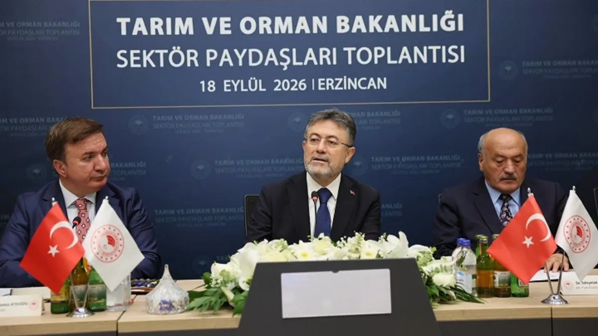 Bakan Yumaklı Erzincan’da sektör temsilcileriyle buluştu