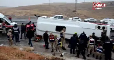 Malatya’da cenaze taşıyan minibüs devrildi: 4 ölü, 15 yaralı