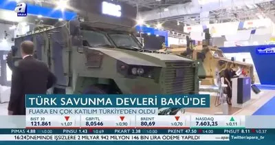 Türk savunma devleri Bakü’de!