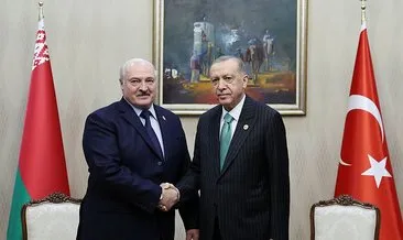 Başkan Erdoğan, Aleksandr Lukaşenko ile bir araya geldi