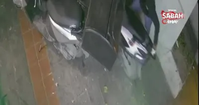 Motosiklet ve elektrikli bisiklet çalan şüpheli önce kameralara sonra polise yakalandı | Video