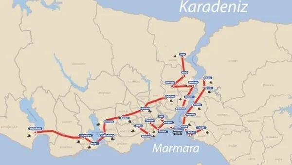 İstanbul'a 145 kilometre tünel!