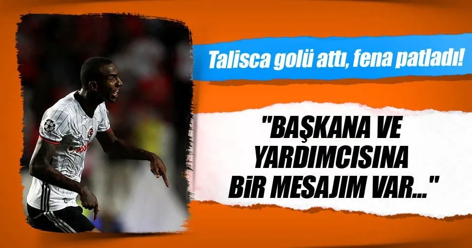 Talisca golü attı, fena patladı! - Spor Haberleri