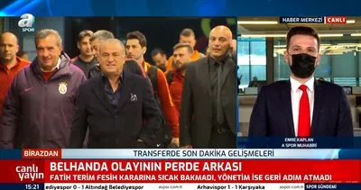 SON DAKİKA: Galatasaray’da Belhanda olayının perde arkası ortaya çıktı! Fatih Terim’den yönetime... | Video