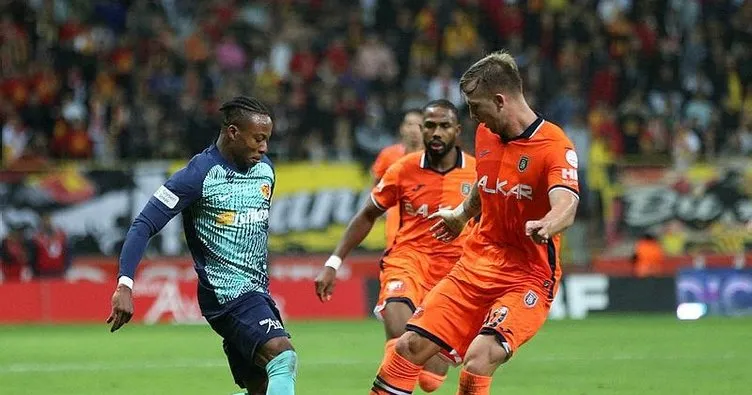 Kayserispor ile Başakşehir 0-0 berabere kaldı