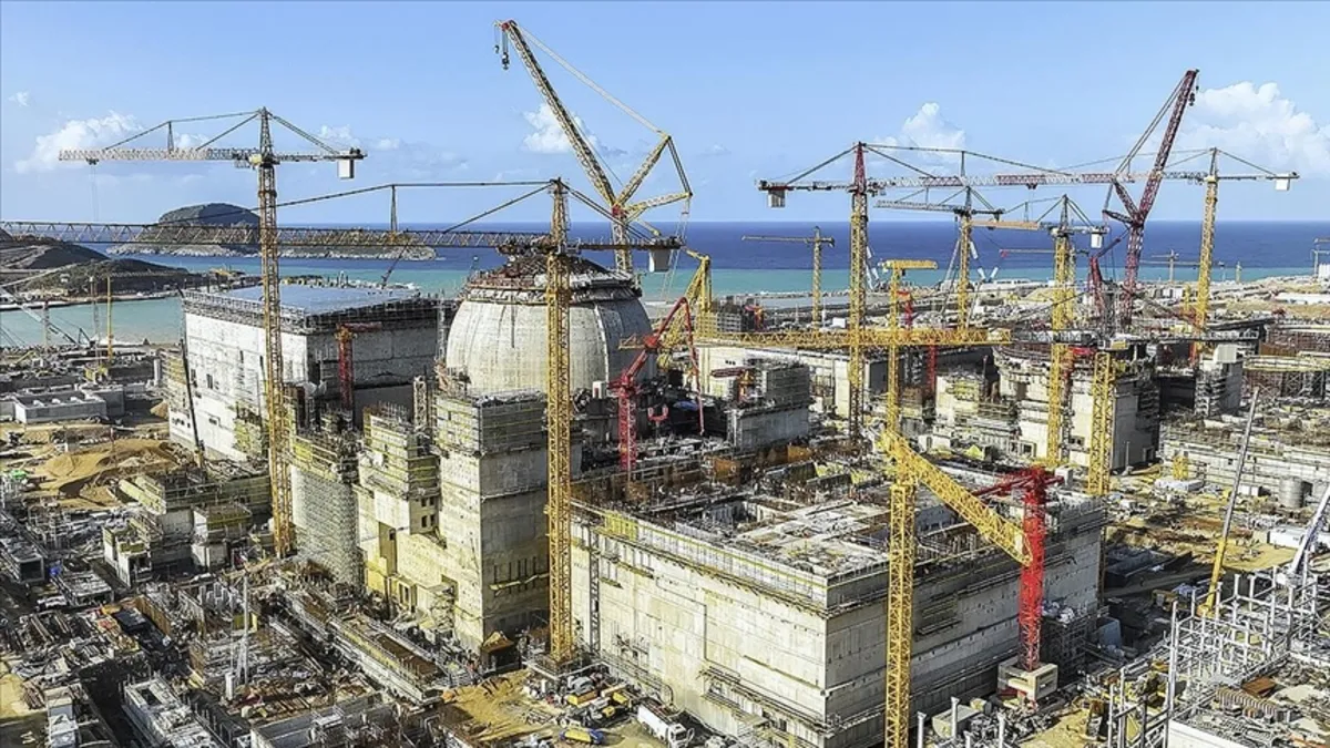 Akkuyu NGS'de kritik aşama: Su basma sisteminin hidrolik tanklarının montajı tamamlandı