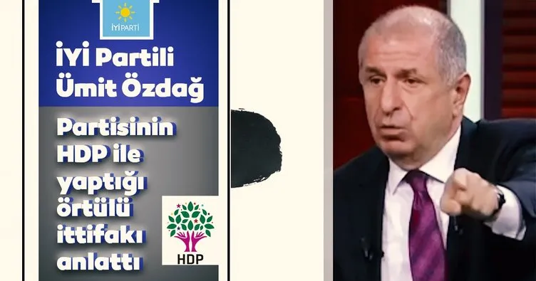 İYİ Partili Ümit Özdağ, partisinin 31 Mart yerel seçimlerde HDP ile yaptığı örtülü ittifakı anlattı