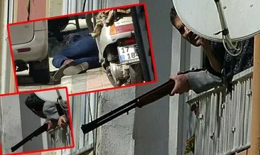 O ilimizde korkunç anlar: Tüfekle balkona çıktı yoldan geçen kişi vuruldu! #canakkale