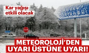 Meteoroloji’den son dakika kritik İstanbul hava durumu uyarısı! Kar ne zaman yağacak?