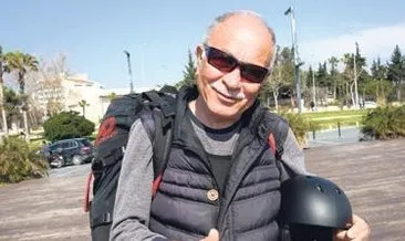 72 yaşındaki Ahmet dede her gün uçuyor