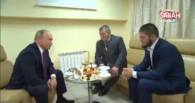 Rusya Devlet Başkanı Vladimir Putin, UFC Şampiyanu Khabib Nurmagomedov ile bir araya geldi