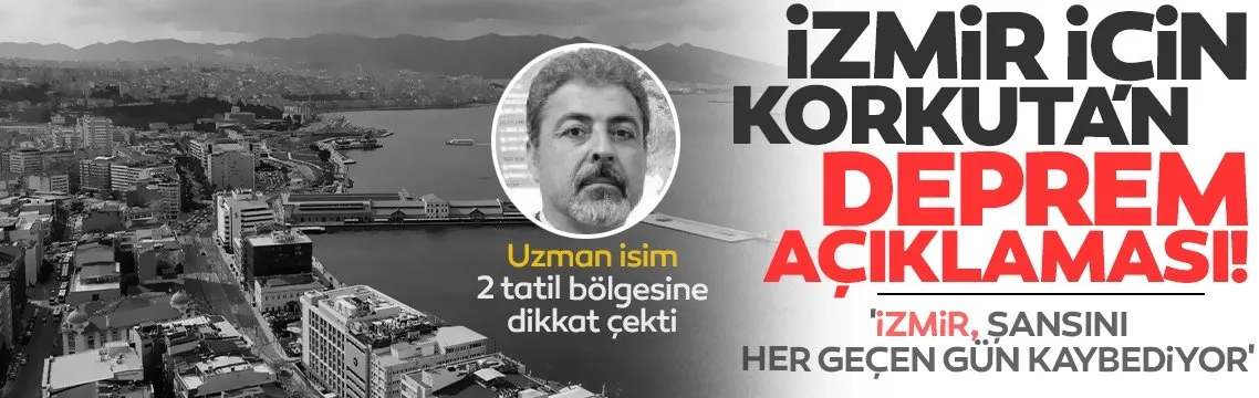 Son dakika: İzmir için korkutan deprem açıklaması! Uzman isim şiddetini vererek uyardı!