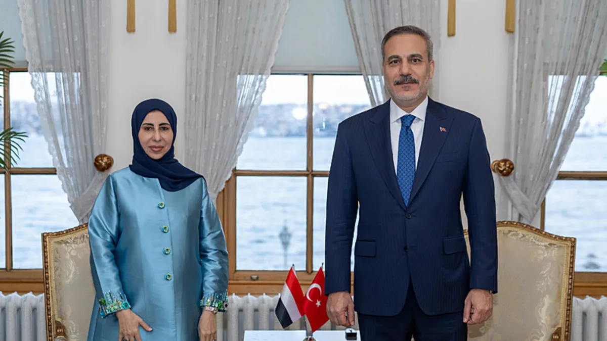 Bakan Fidan, Yemen Dışişleri Bakanı Al-Zuba bir araya geldi