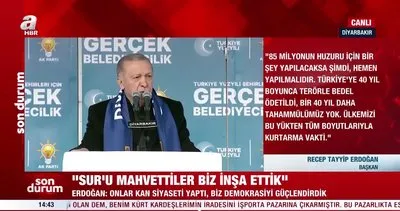 Başkan Erdoğan’dan Diyarbakır mitinginde önemli açıklamalar | Video