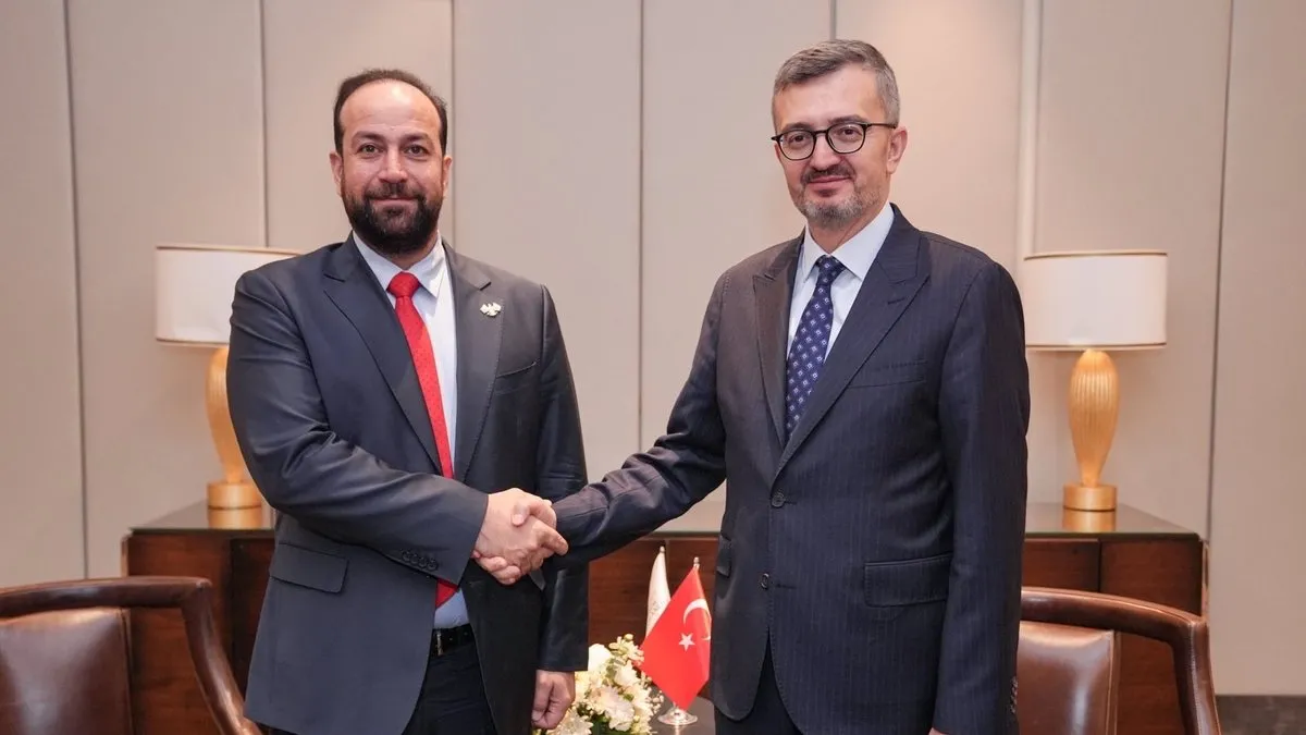 İletişim Başkanı Duran, Suriye Enformasyon Bakanı Mustafa ile görüştü İletişim Başkanı Duran, Suriye Enformasyon Bakanı Mustafa ile görüştü