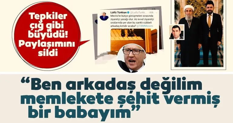 İYİ Partili Lütfü Türkkan’dan Muhammed Fatih Safitürk’ün babası hakkında skandal sözler!