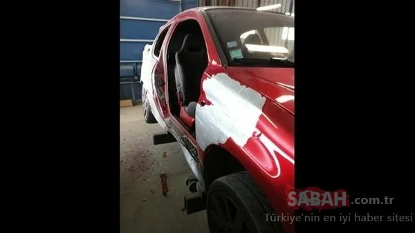 Hurda halindeki Peugeot 206’nın son halini görenler şaşkına döndü! Öyle şeyler yapıldı ki…