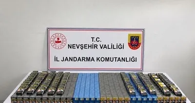 Nevşehir’de kaçakçılık operasyonu! 800 paket kaçak sigara ve tarihi eserler ele geçirildi #nevsehir