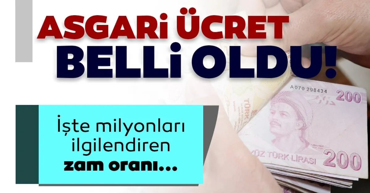 son dakika haberi asgari ucret 2021 zammi rakami belli oldu yeni asgari ucret ve agi zammi orani net ve brut ne kadar kac tl oldu son dakika haberler