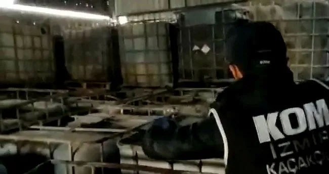 İzmir’de bin ton karışımlı kaçak akaryakıt ele geçirildi