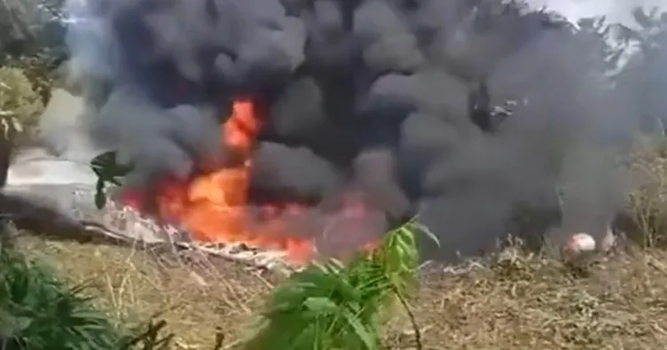 SON DAKİKA I Kolombiya’da askeri uçak düştü: 110 askeri taşıyordu!