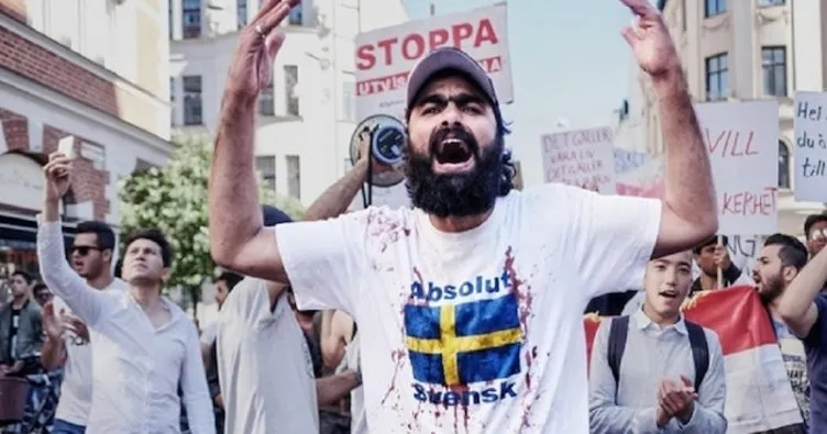 İsveç’teki ırkçıların tişörtleri: Bölgendeki camiyi yak